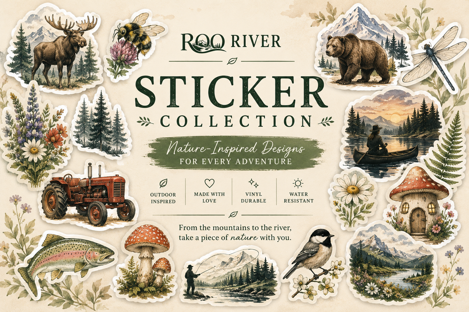 Roo River Sticker Collection