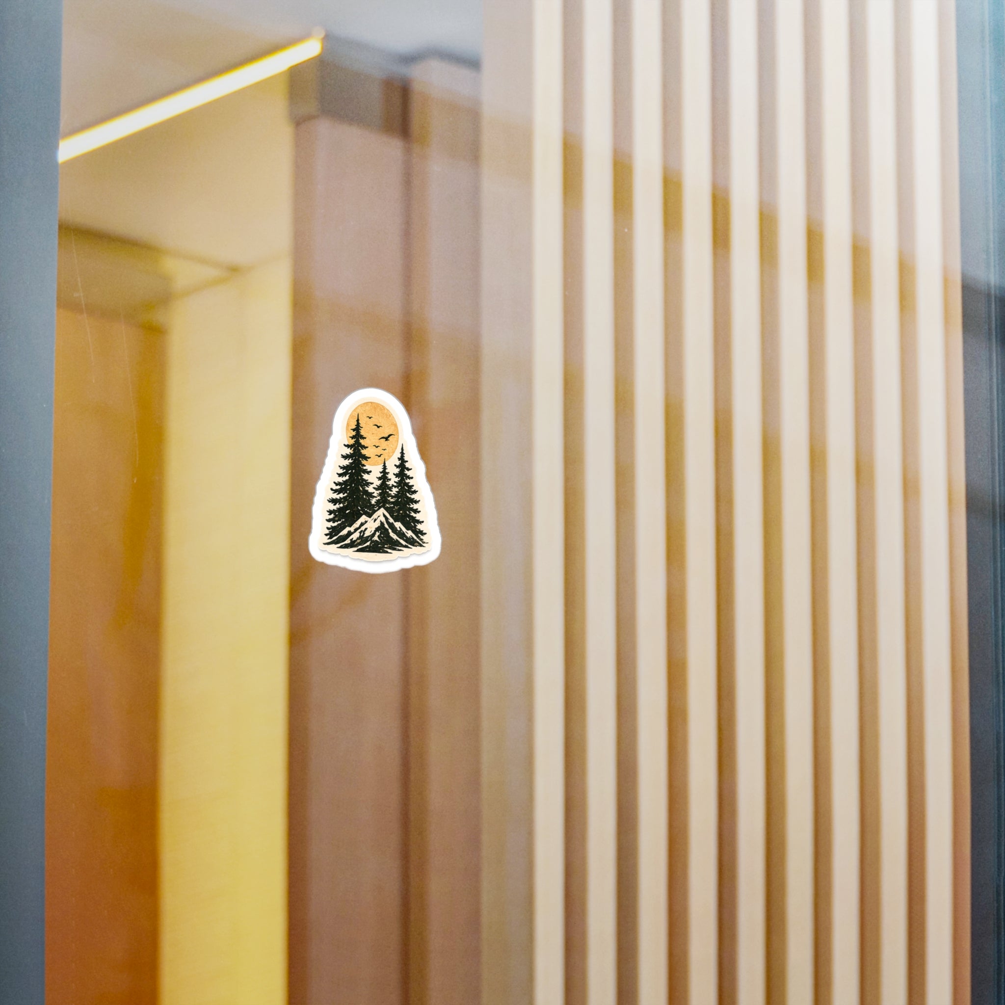 Mountain Pines Sticker — 3 inch Matte