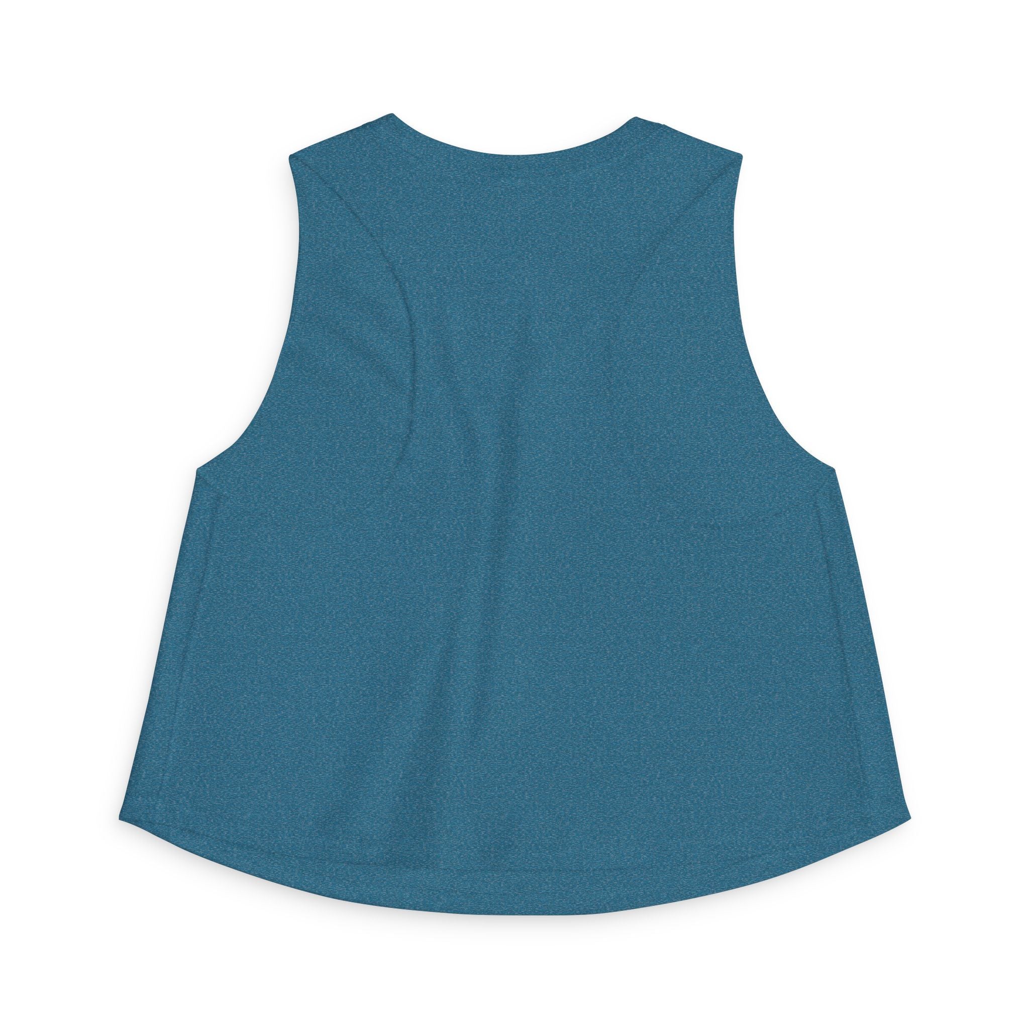Moth & Wildflower Crop Top — Boho Nature Graphic Tank