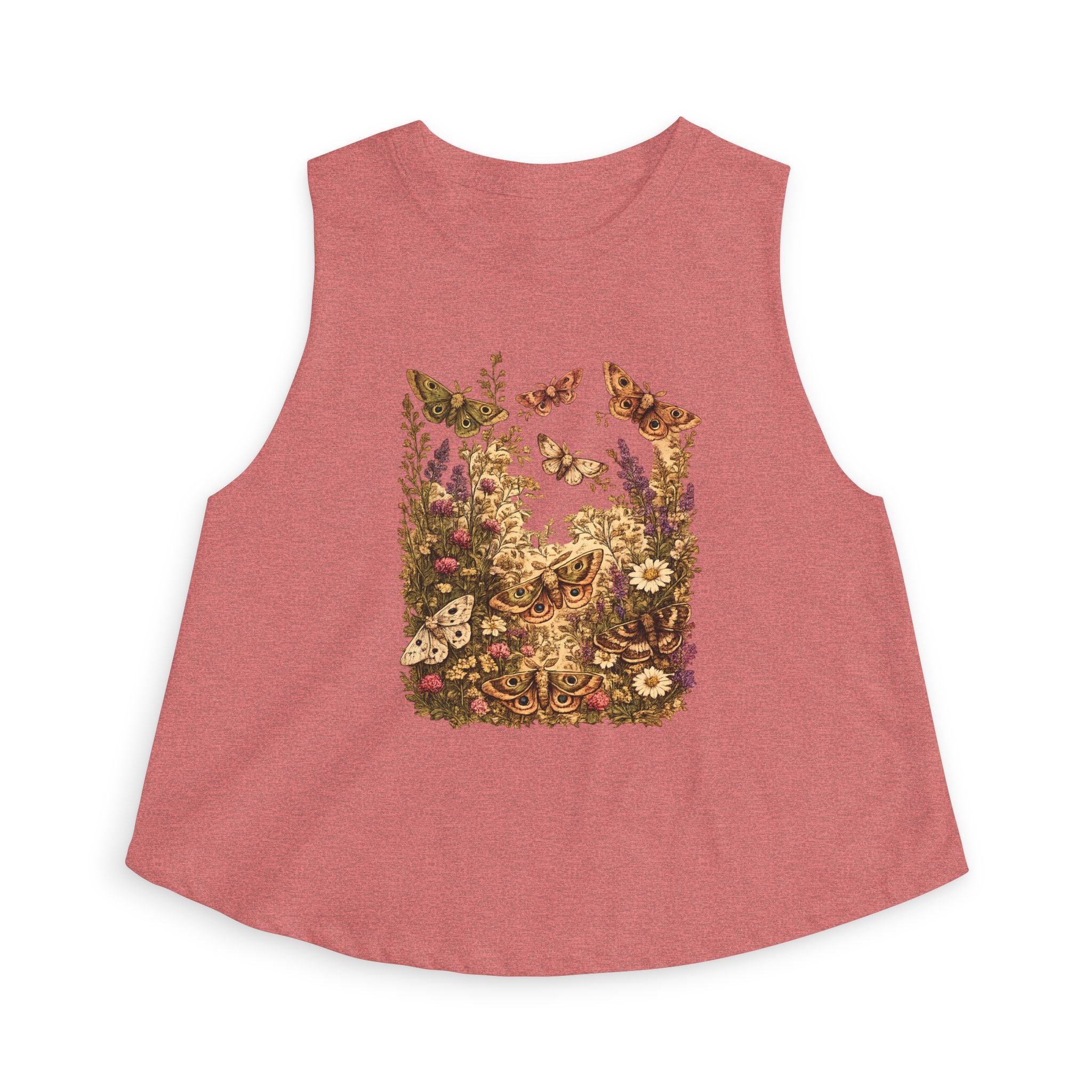 Floral Butterfly Garden Crop Top