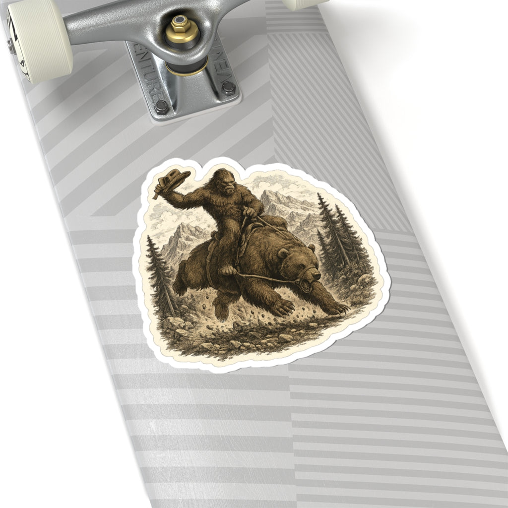 Sasquatch Wild rides. Wilder legends. - 3 inch Matte