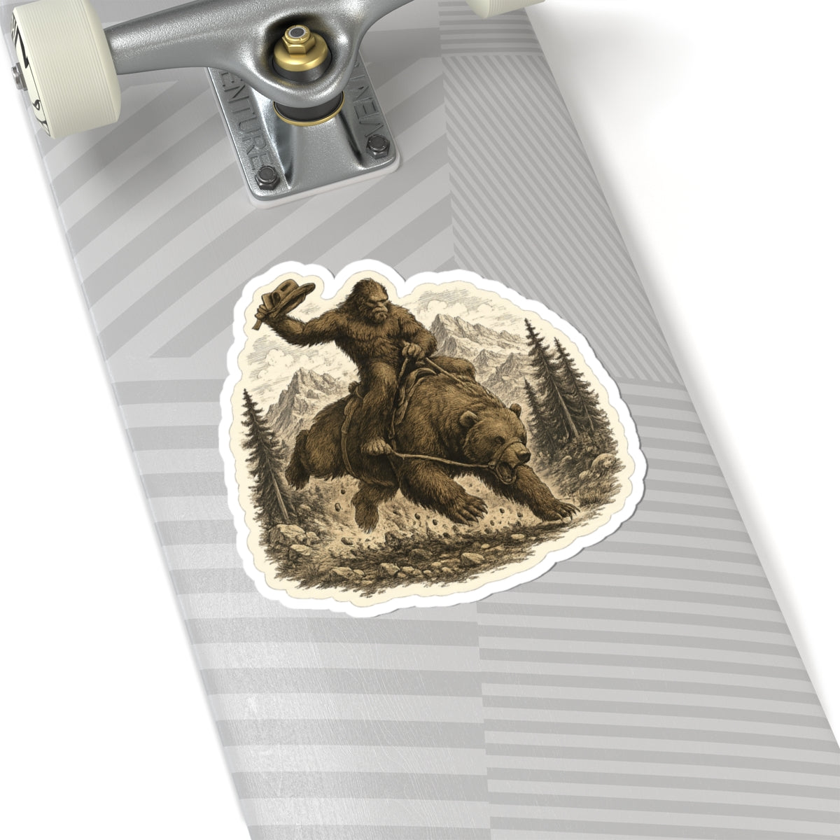 Sasquatch Wild rides. Wilder legends. - 3 inch Matte