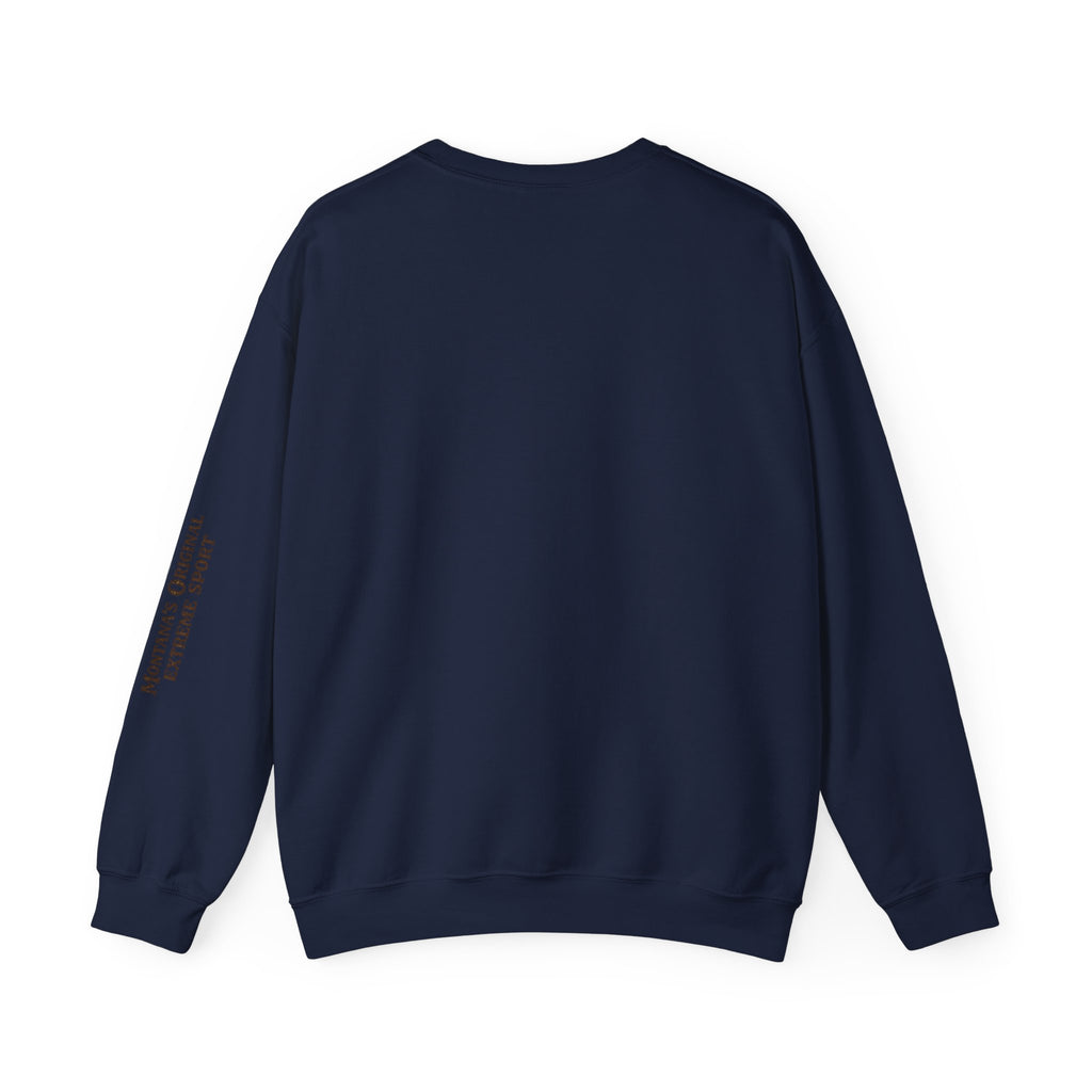Wild Rides, Wilder Legends Crewneck Sweatshirt — Vintage Bear Rider Graphic