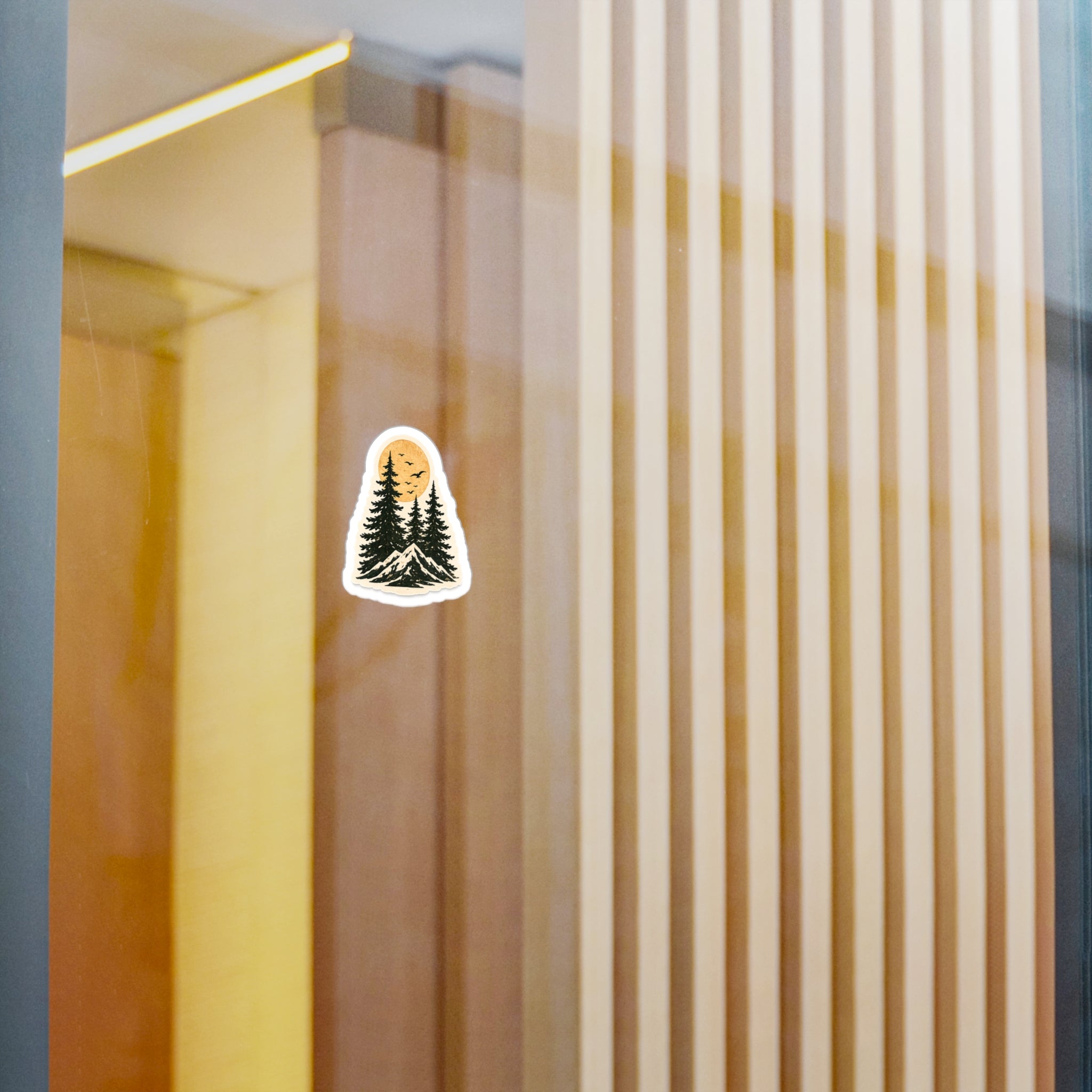 Mountain Pines Sticker — 3 inch Matte