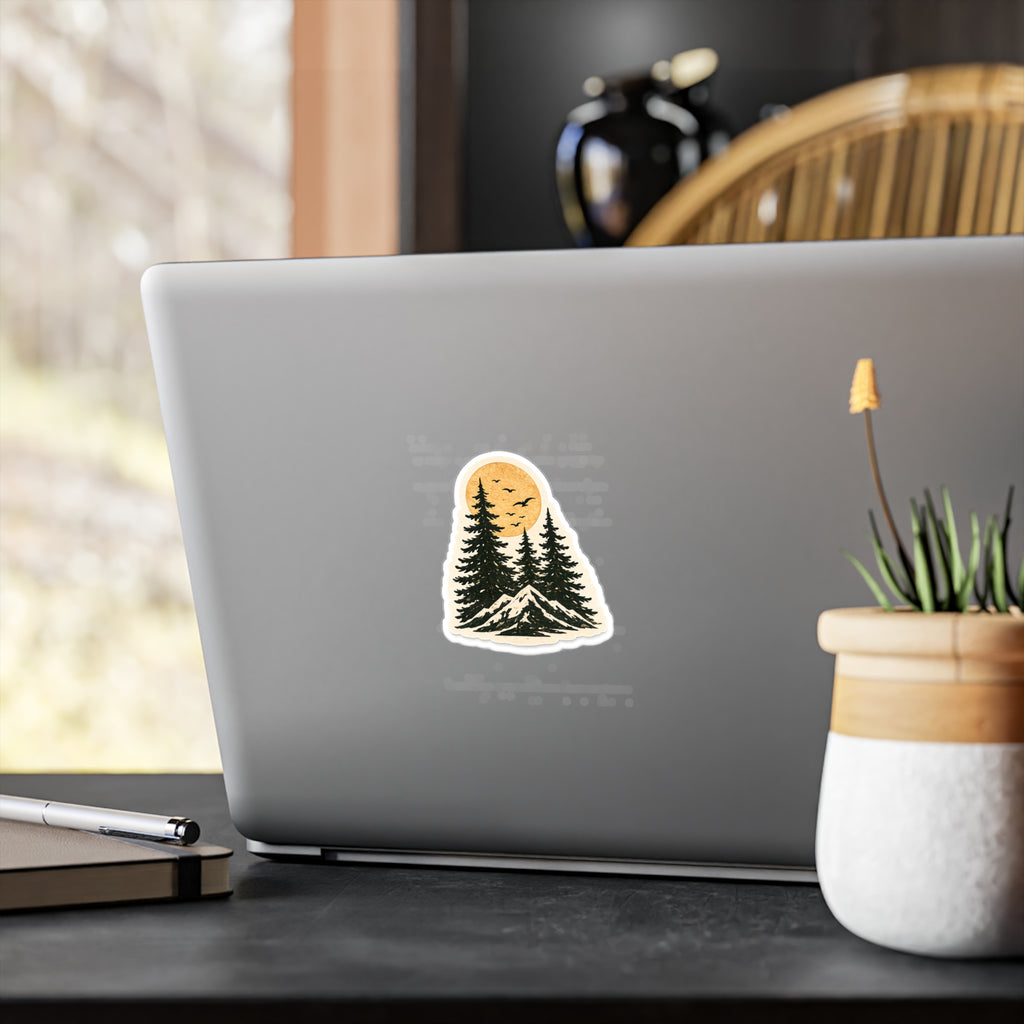 Mountain Pines Sticker — 3 inch Matte