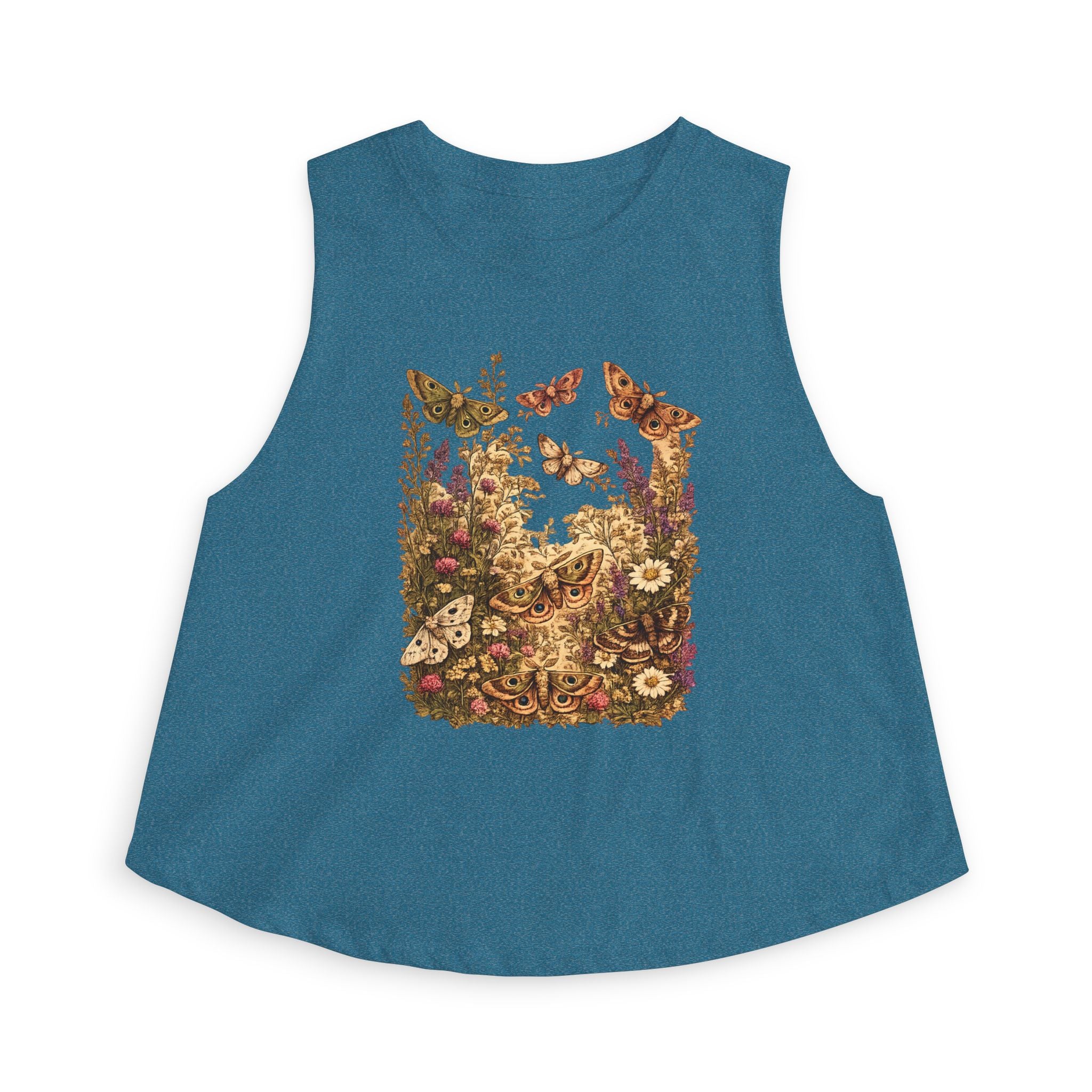 Floral Butterfly Garden Crop Top