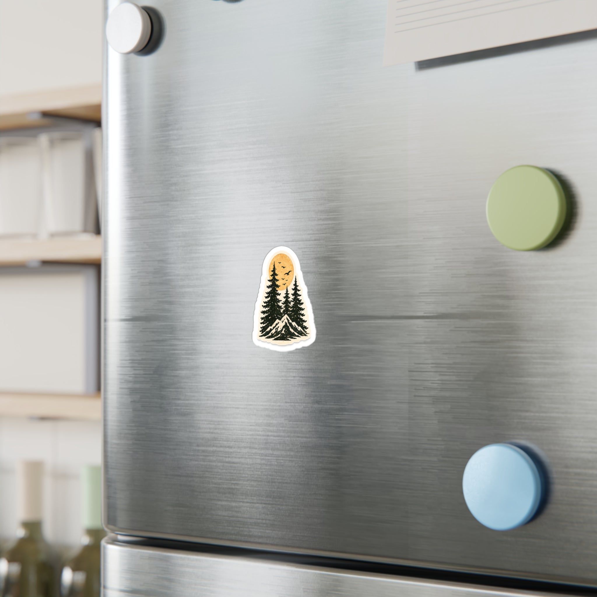 Mountain Pines Sticker — 3 inch Matte
