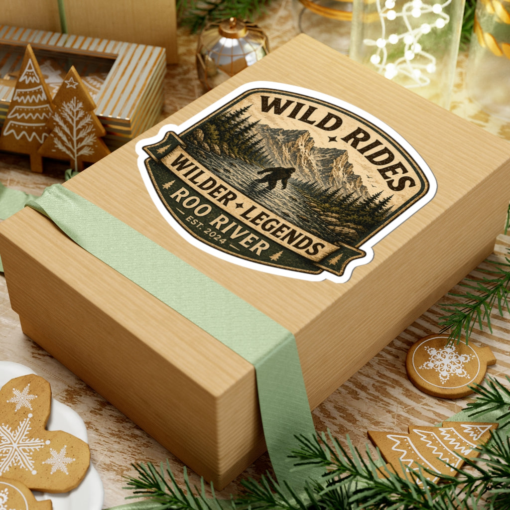 Wild Rides, Wilder Legends Sasquatch Sticker Sticker — 3 inch Glossy