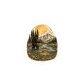 Sasquatch Fly Fishing Sticker — 3 inch Matte
