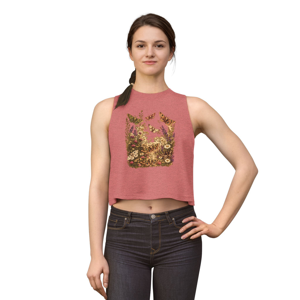 Floral Butterfly Garden Crop Top