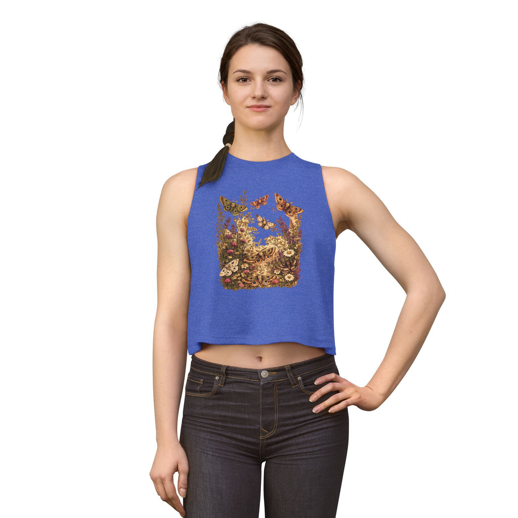 Floral Butterfly Garden Crop Top