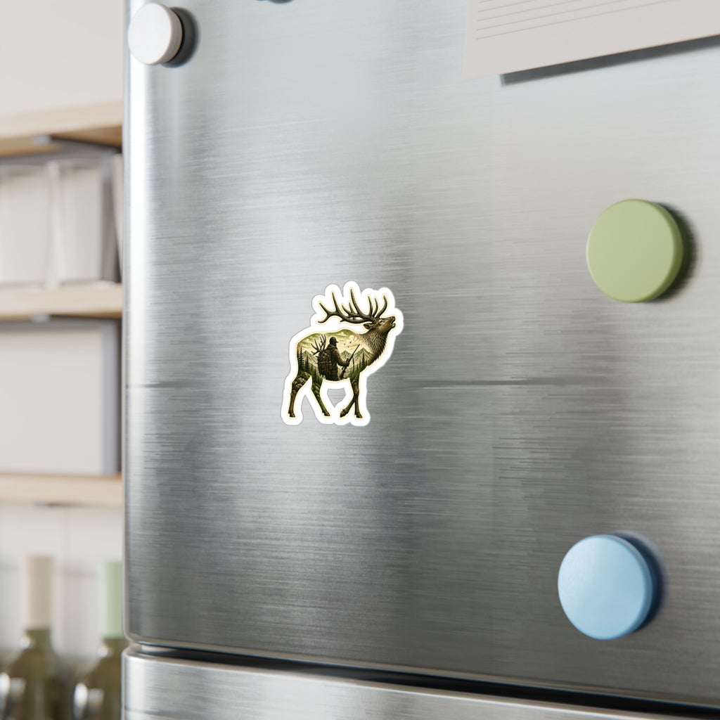 Bull Elk Hunter  Sticker — 3 inch