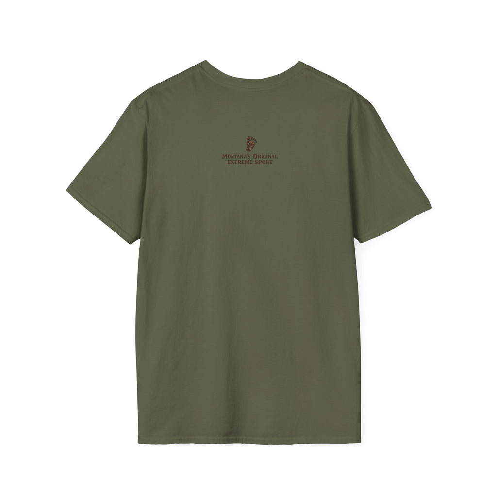 Wild Rides, Wilder Legends — Sasquatch Bison RiderGraphic Tee