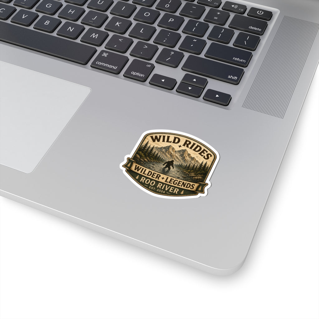 Wild Rides, Wilder Legends Sasquatch Sticker Sticker — 3 inch Glossy