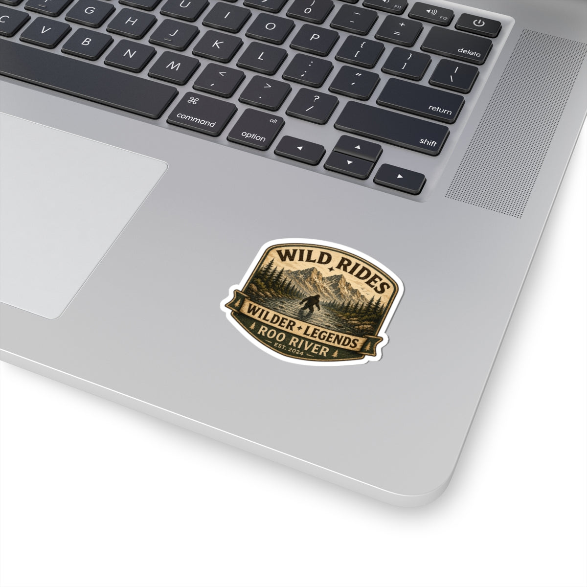 Wild Rides, Wilder Legends Sasquatch Sticker Sticker — 3 inch Glossy