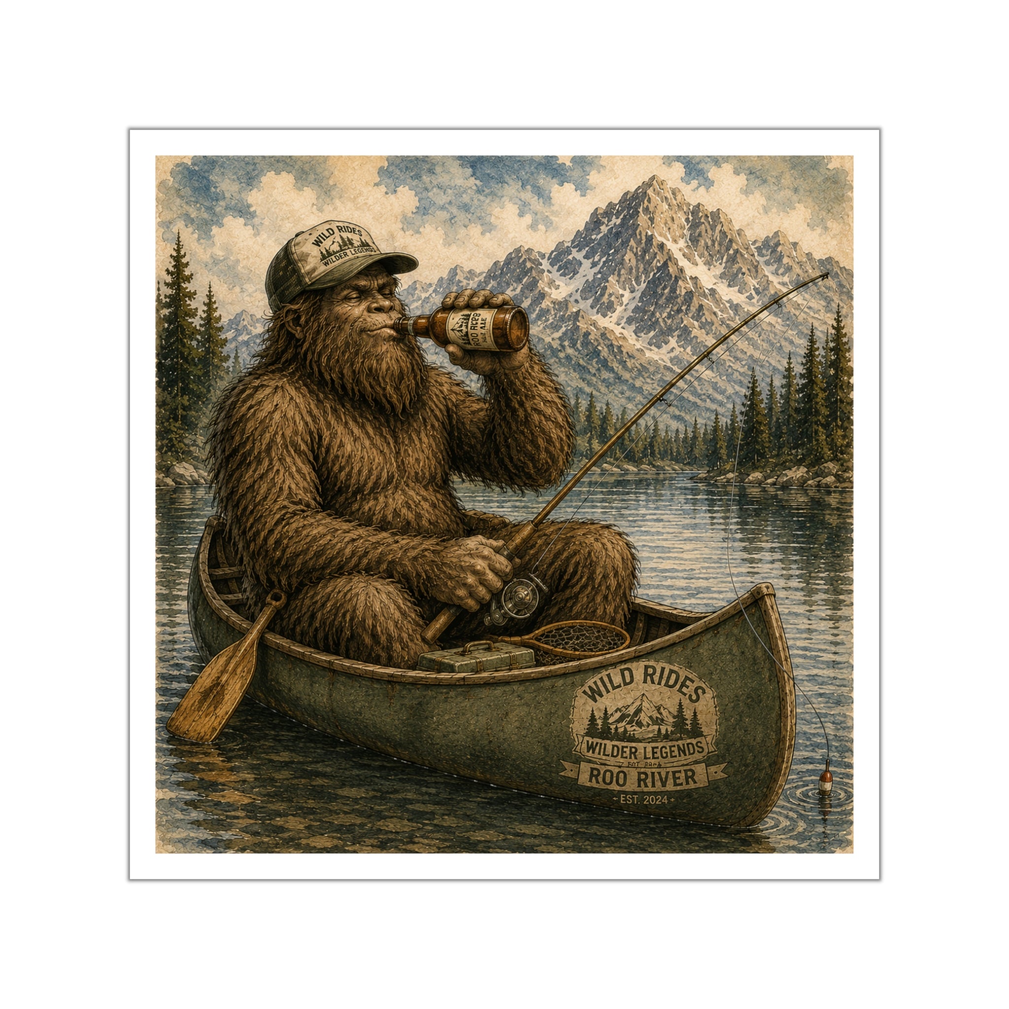 Wilder Legends Bigfoot Canoe - 3 inch