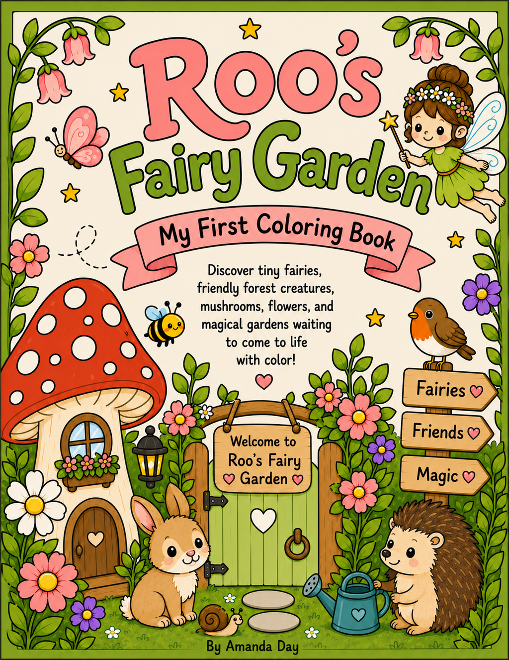 Roo's Fairy Garden: My First Coloring Book