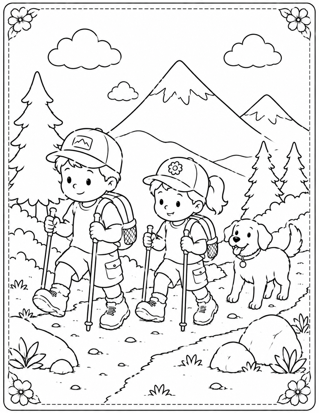 My First Nature Coloring Book: Outdoor Adventures for Little Explorers Ages 3–6