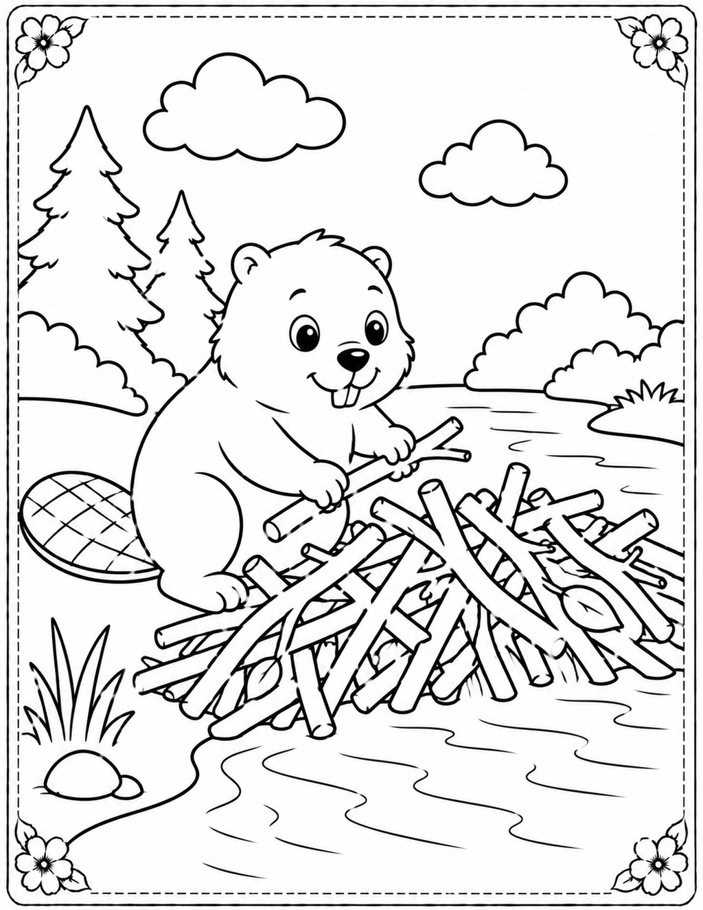 My First Nature Coloring Book: Outdoor Adventures for Little Explorers Ages 3–6